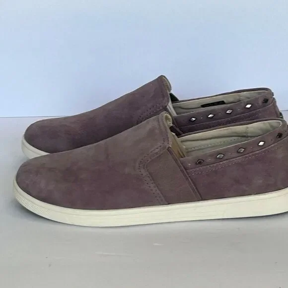 Spenco Sneakers Women’s Size 7.5 Color Lavender Elderberry Suede Comfort Slip-on - Picture 6 of 11